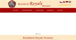 Desktop Screenshot of pensionroyale.cz