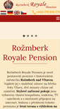 Mobile Screenshot of pensionroyale.cz